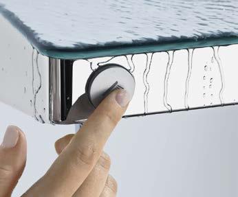 showers or start and stop the water flow with absolute precision.