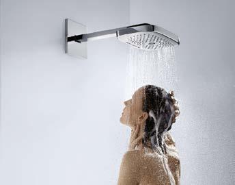 The new Rain spray focuses the water on its strongest characteristics.