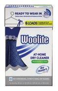 dry Whitener WOOLITE AT-HOME DRY CLEANER The perfect pick-me-up to clean and refresh your most loved clothes, Woolite At-Home Dry Cleaner uses advanced cleaning