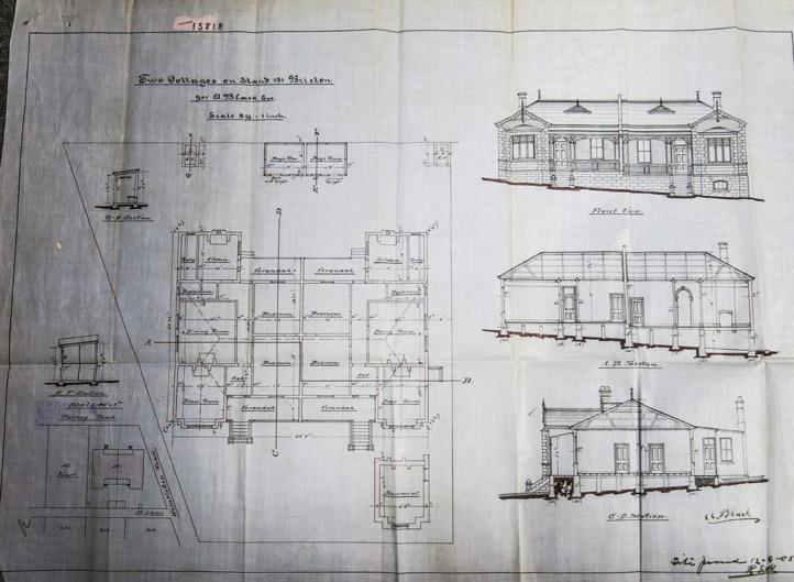 Original plan for Stand 151, Brixton Fig.