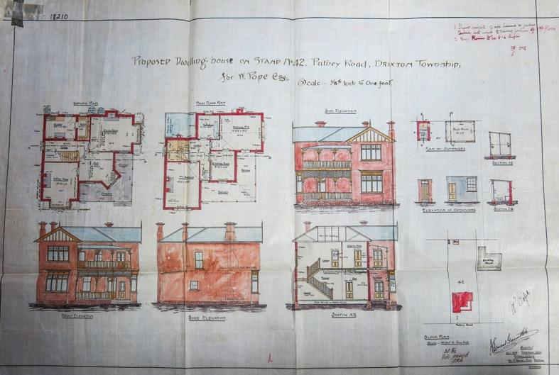 Original plan for Stand 42, Brixton Fig.