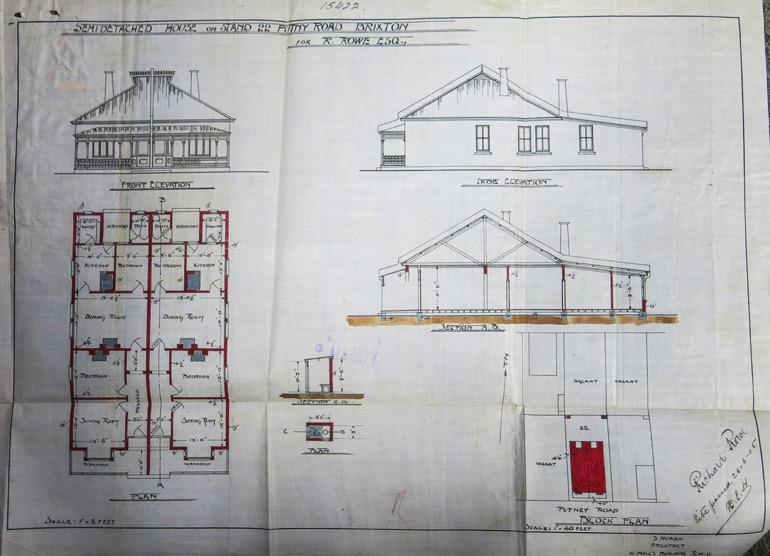 Original plan for Stand 22, Brixton Fig.