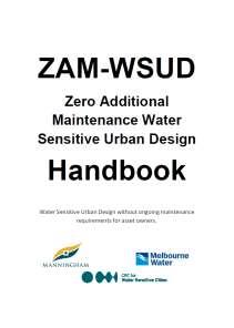 Zero Additional Maintenance WSUD Handbook Park Avenue, Doncaster, single barrier kerb