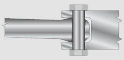 The V pin joints with hardened bushings are easy to remove for maintenance. H Sanitary Pin Joint The open, patented pin joint was designed specifically for use in sanitary pumps.