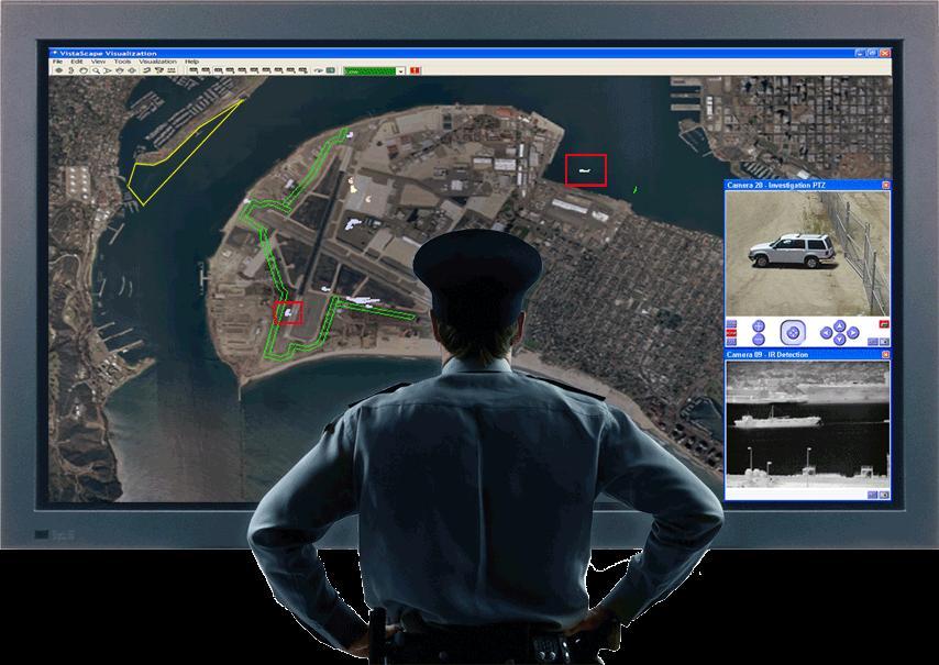 Situational awareness on one screen Integrated world view Reduced camera count Intuitive graphical interface Proactive threat response True 24x7