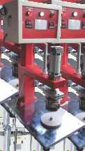FITMENT / CIRCULAR SHAPE SEALING MACHINE Sealing Machine for sealing fitment is available in