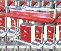 Sturdy and heavy duty structure capable to operate the machine in round the clock production.