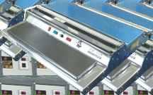 PLATE SEALER Temperature controlled by energy regulator No moving part HAND WRAPPING MACHINE This Hand Wrapping Machine allows hygienic product presentation and keeps products dustfree.