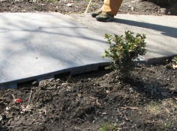 them to bow when expanding in high heat REMEMBER: MEASURE TEMPERATURE OF PAVERS THROUGHOUT INSTALL.