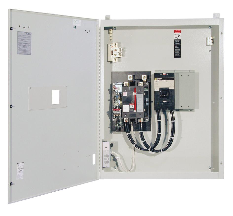 ASCO Series 185SE SERVICE ENTRANCE POWER TRANSFER SWITCH The ASCO 185SE Residential Service Entrance Power Transfer Switch combines the SERIES 185 automatic transfer switch with circuit breaker