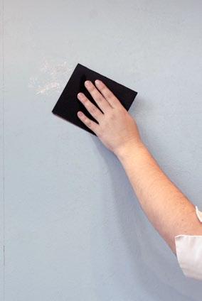 How to hang wallpaper Make sure your walls are clean and smooth before you start, plugging any holes with crack filler.