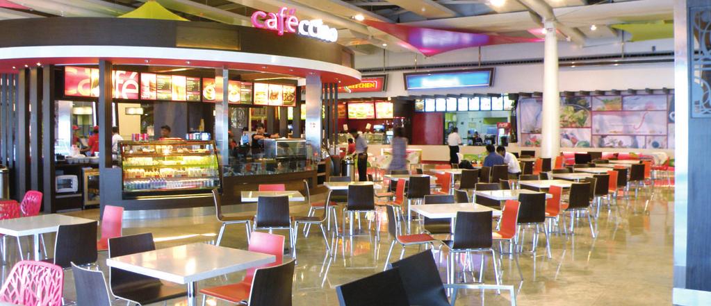 C leaning a Food C ourt Cleaning a food court starts with a simple program. Ask us about a custom program that will meet your individual needs.