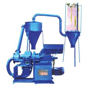 09. Triple Stage Pulverizer Triple stage pulverizer is used for pulverizing bulk quantity of spices, cereals, herbs, minerals etc. It has three stages of pulverizing for better efficiency.