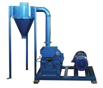Hammer Mill Hammer mill is used for powdering spices, cereals, chemicals, herbs, minerals etc from coarse to fine powder in large scale production units.
