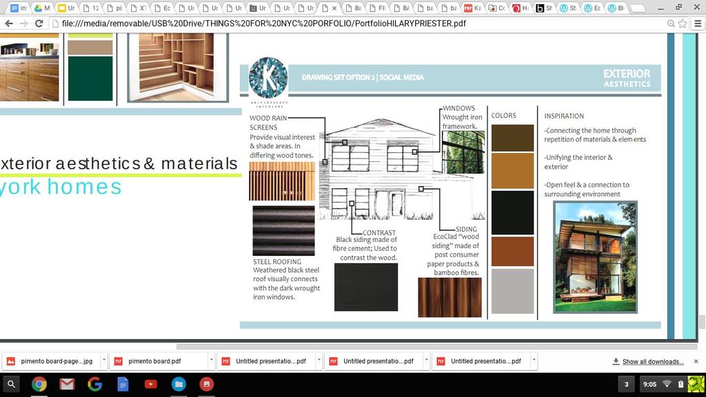 documents & details kitchen/dining elevation NKBA competition Matthew s Residence materials board jw york homes additional