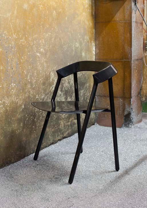 Shindo Chair by Michael Young The slender structure of the Shindo chair is combined with the strength of 20 layers of