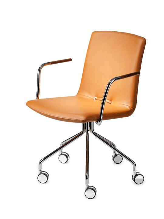 Day is now available as a swivel chair with casters or leveling