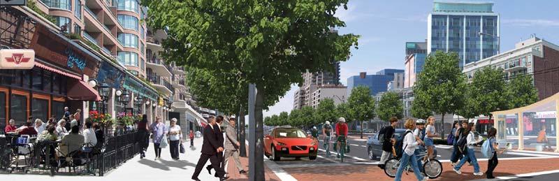 land uses to: Reduce live-work play distances Encourage more pedestrian activity Provide new