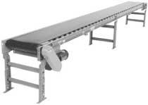 to the material conveyed, the location of the conveyor, and the proximity of the conveyer to the employees. Types include unpowered and powered, live roller, slat, chain, screw, and pneumatic.
