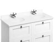 drawers & Kordura carrera with double vanity bowl 4 Drawer 1300 550 850 930 FC10W-CW $4045 Freestanding 1300 vanity unit with drawers & Kordura black
