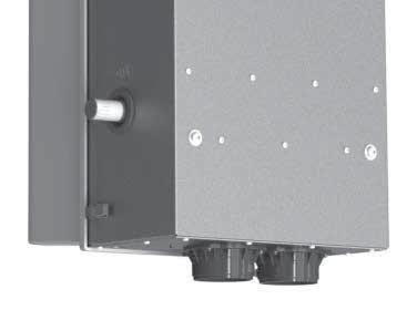 Adjust the studs properly until engaged with the bracket and the boiler slips into the correct position.