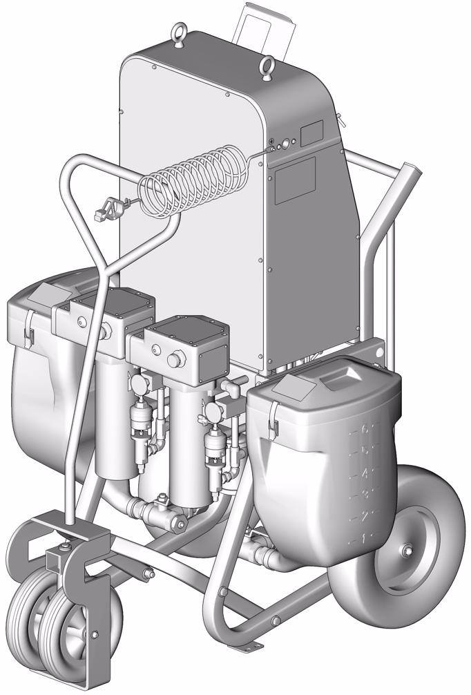 Instructions - Parts Heater Installation Kit 30677B Part No. 248428 Includes parts needed to install VISCON HP heater onto cart. Order VISCON HP heater separately.