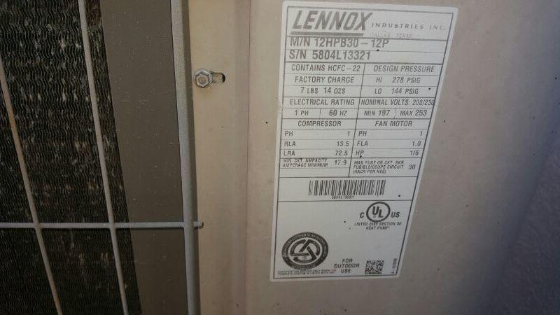 Refrigerant HCV22 Voltage 208-230 Location of Disconnect Next to Unit Heat