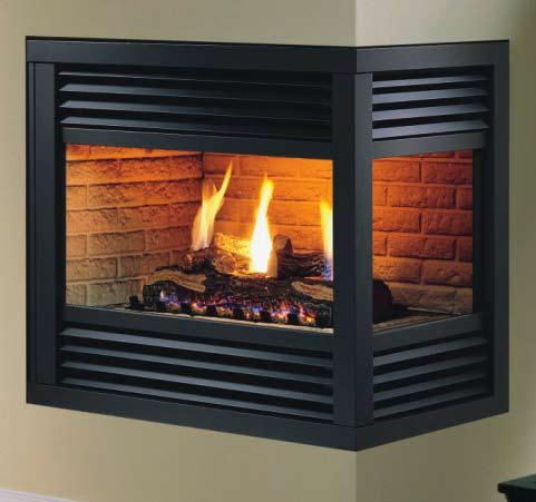 Installation Operation & Maintenance M40DV-CR/CL (MH) Corner Gas Fireplace Safety Notice: Glass doors on gas fireplaces are extremely hot while the fireplaces is on and remain hot even after the
