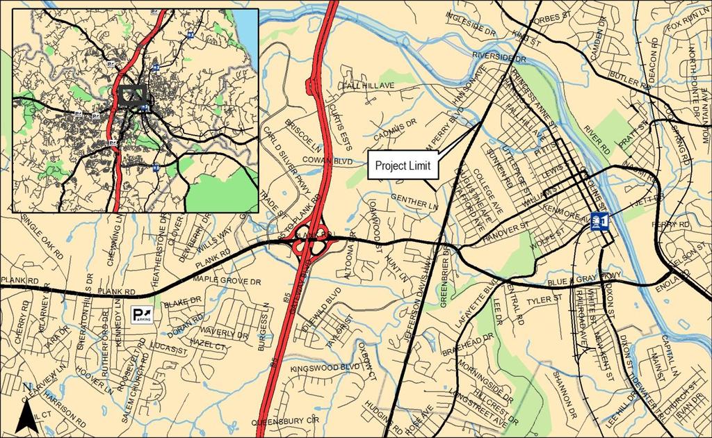 Existing and Committed Projects US-1 Bridge Replacement over Rappahannock Canal (Fredericksburg) Project Name: US-1 Bridge over Rappahannock Canal Preliminary Engineering Cost: $347,000 Route Number: