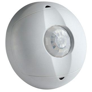 Ceiling Mount Low Voltage PIR Sensor OS15CI-WH Low voltage sensor that requires a power pack or can be converted to line voltage with the OSPB15A-WH 360 degree FOV with 1500 SqFt of coverage
