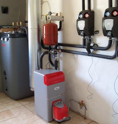 The Heating Unit can be placed anywhere from a cupboard to the garage depending on