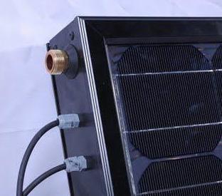 A Solar Hot Water System always needs a backup heating device for heating Hot Water. This would be an electric element, boiler, etc.