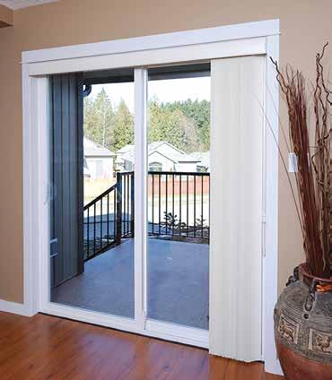 THERMOPROOF PATIO DOORS A patio door offers an increased feeling of space and the opportunity to take advantage