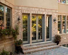 Hurd swinging patio doors can be as tall as 10 feet. Now that s a grand entrance.