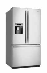 French door LARGE features model WHE7670SA gross capacity (litres) 762 food compartment gross capacity (litres) 512 freezer compartment gross capacity (litres) 250 dimensions (and recommended