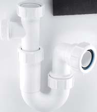 Condensate Products for Connecting Condensate Discharge Basin and Sink Traps 1 1 / 4 " x 75mm Water Seal