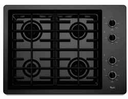 Full-Width Cast-Iron Grates -30 Porcelain or Stainless Steel Cooktop -Sealed Burners -AccuSimmer Burner -Infinite Heat Controls -Cabinet: D3BC36 GCC GCD