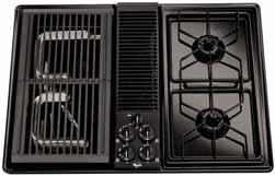 -Sealed Burners -AccuSimmer Burner -Infinite Heat Controls -Cabinet: D3BC36 30 Gas Cooktop (Downdra ) -Standard Offering has 4 Burners -Infinite heat