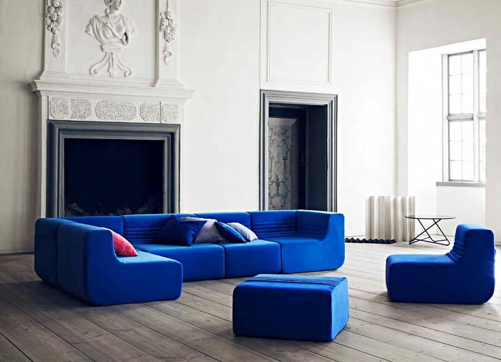 LOFT A SOFA FOR MODERN LIVING THIS INNOVATIVE MODULAR SOFA SYSTEM LETS YOU COMBINE THE INDIVIDUAL UNITS IN ALL KINDS OF SHAPES AND VARIATIONS.