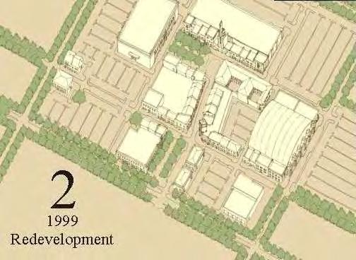 WINTER PARK VILLAGE 1999 Redeveloped out from center in phases Developed with private funds Site plan revised to