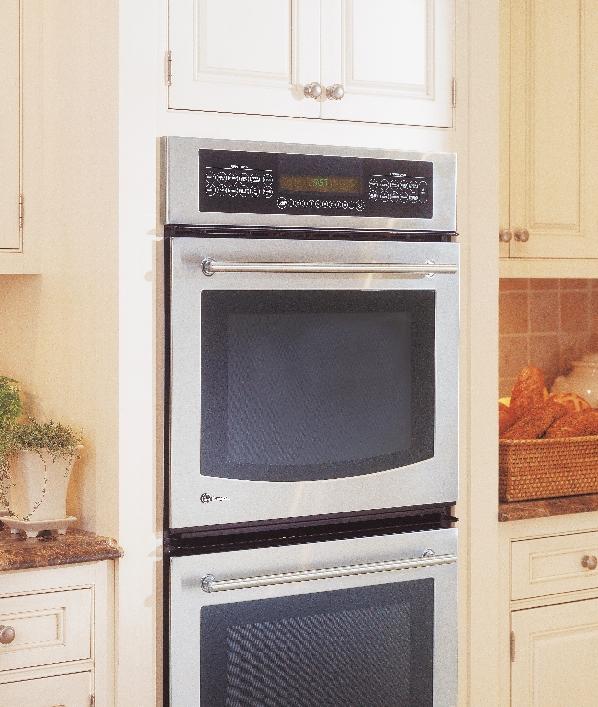 New 27" Double and Single Wall Ovens. Innovatively styled outside, generously sized inside. Location, location, location. In today s open kitchens, careful positioning of appliances is essential.