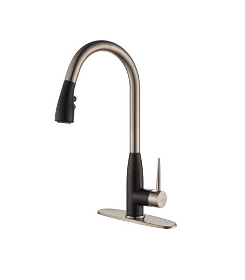 GEO ARCH BENEFITS AND FEATURES 04 Geo Arch KPF-1702 High-Arch Gooseneck Spout Swivels Up To 180 Pull-Down