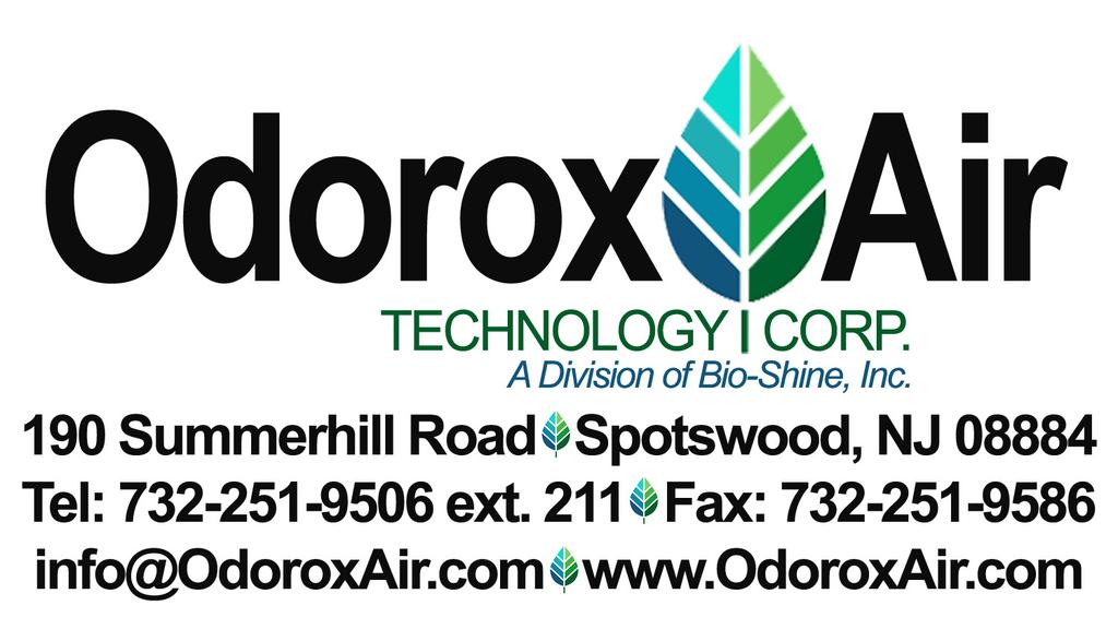 CONTACTING YOUR LOCAL DISTRIBUTOR For replacement parts, warranty service, or any questions regarding the operation and maintenance of your Odorox product, please contact your local Odorox