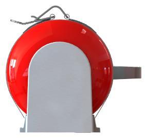 PRODUCT INSTALLATION + Fire Extinguisher can be installed vertically or horizontally using different hole patterns (refer to the different