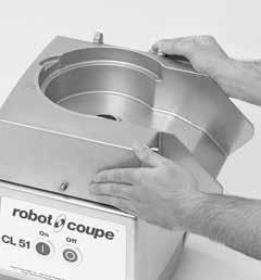 CL 51 ASSEMBLY The CL 51 comprises of two removable parts: the bowl and lid.