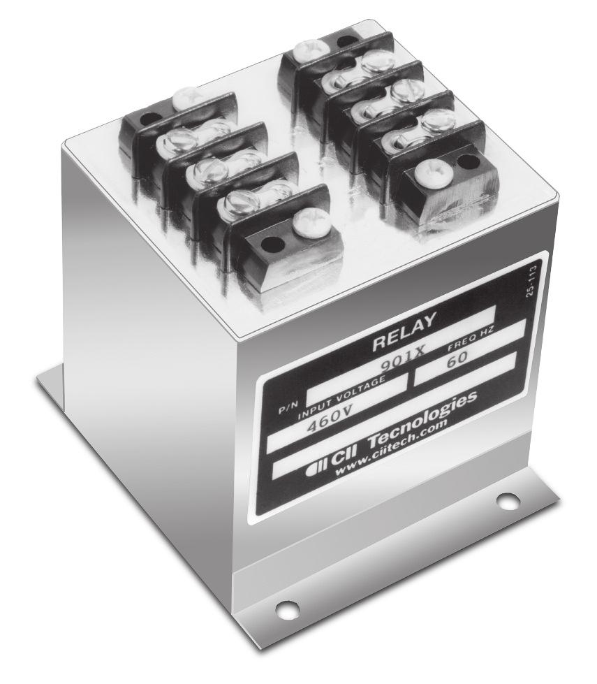 900 Series n Function 47 Phase sequence relays are designed to monitor the correct phase rotation of a three phase system.
