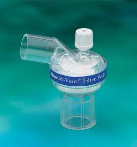 Humid-Vent Filter Pedi Humid-Vent Filter Pedi has a tidal volume range of 50-250 ml and is designed for children. It will deliver 30 mg H 2 O/L air @ V T 100 ml. Built-in filter provides 99.
