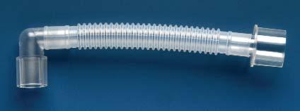 Gibeck Catheter Mounts Soft-Flex with Elbow REF 22572 clean - Soft flexible tubing allows the product to be