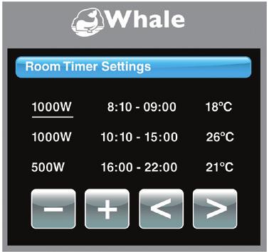 Please note that water temperature is pre-set by Whale for safety and cannot be adjusted.