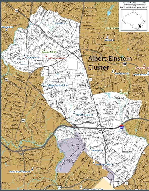 Density and Schools Preliminary Staff Analysis of Public School Student Generation Rates for Einstein Cluster Likely Redevelopment in next 5-10 years (Spring Center site) Total net new units: 312